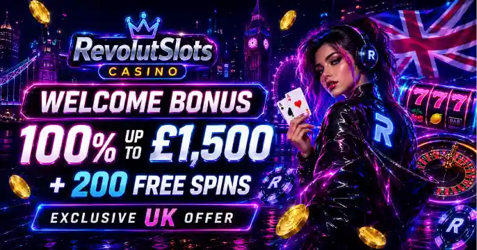 RevolutSlots Casino Bonus banner