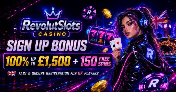 RevolutSlots Casino Account banner
